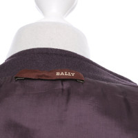 Bally Jacke/Mantel aus Wolle in Violett