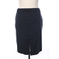 Max Mara Skirt Cotton in Blue