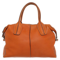 Tod's Handtasche aus Leder in Orange