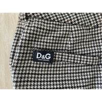 D&G Trousers Wool in Brown
