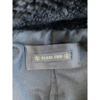 Plein Sud Jacket/Coat Wool in Black
