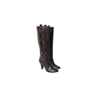 Céline Boots Leather in Brown