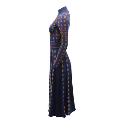 Temperley London Kleid aus Wolle in Blau