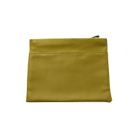 Jil Sander Clutch Bag Leather in Yellow