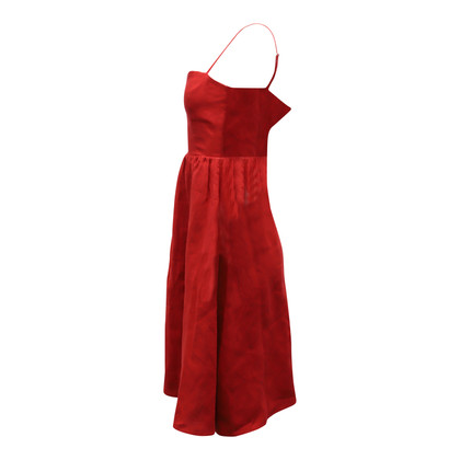 Reformation Dress Linen in Red