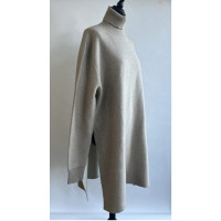 Jil Sander Strick aus Wolle in Beige