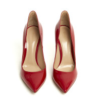 Gianvito Rossi Pumps/Peeptoes aus Lackleder in Rot