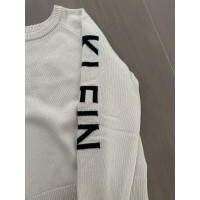 Calvin Klein Jeans Tricot en Coton en Crème