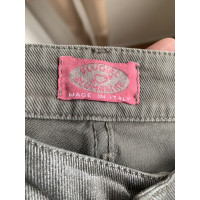Blumarine Trousers Cotton in Silvery