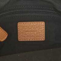 Escada Clutch Bag Leather in Brown
