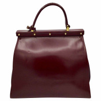 Erika Cavallini Handbag Leather in Bordeaux