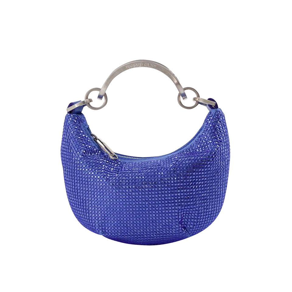 Off White Handbag Leather in Blue