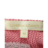 Love Shack Fancy Blazer aus Baumwolle in Rosa / Pink