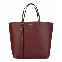 Alexander McQueen Tote bag Leather in Red