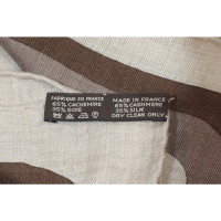 Hermès Schal/Tuch aus Kaschmir in Braun