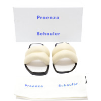 Proenza Schouler Mocassini/Ballerine in Pelle in Bianco