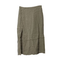 Staud Skirt Linen in Green
