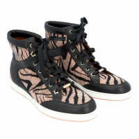 Jimmy Choo Trainers Leather in Black
