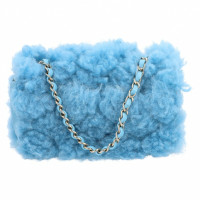 Chanel Flap Bag in Pelliccia in Blu
