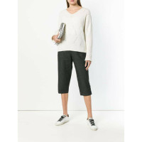 Yves Saint Laurent Trousers Cotton in Grey