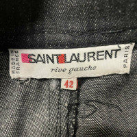 Yves Saint Laurent Hose aus Baumwolle in Grau
