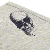 Skull Cashmere T-shirt met patroon