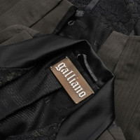 John Galliano Top Wool in Black