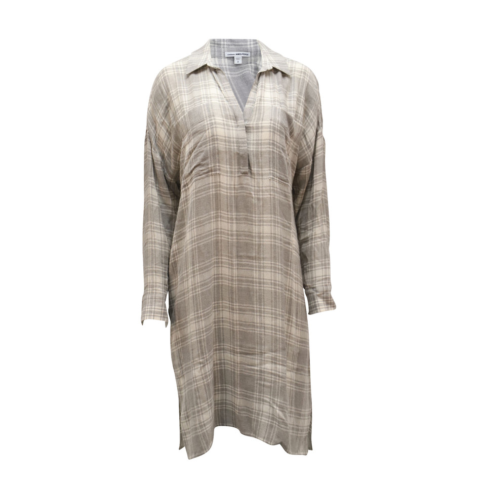 James Perse Kleid aus Viskose in Grau