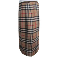 Burberry Skirt Wool in Beige