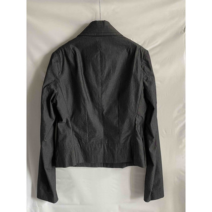 Costume National Jacke/Mantel aus Baumwolle in Grau