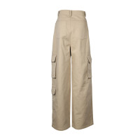 Frankie Shop Trousers Cotton in Brown