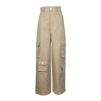 Frankie Shop Trousers Cotton in Brown
