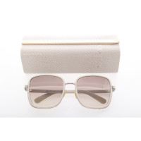 Jimmy Choo Sonnenbrille in Creme