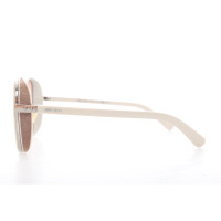 Jimmy Choo Sonnenbrille in Creme