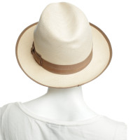 Borsalino Beige straw hat