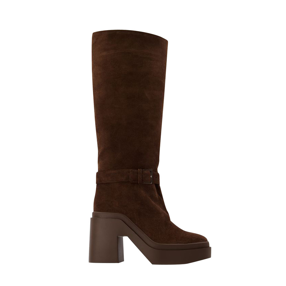 Clergerie Boots Leather in Brown
