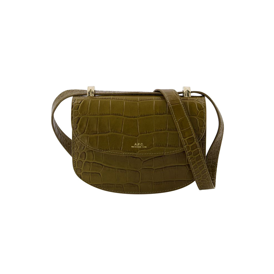 A.P.C. Shoulder bag Leather in Green