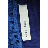Sacai Skirt Cotton in Blue