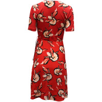 Diane Von Furstenberg Kleid aus Seide in Rot