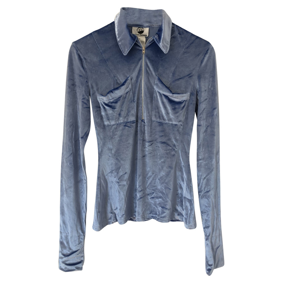 Mugler Top en Bleu