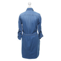 Marc Cain Kleid aus Baumwolle in Blau