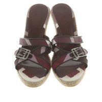 Burberry Wedges with pattern