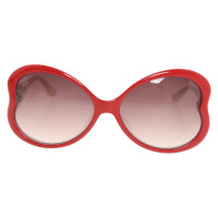 Moschino Zonnebril in Rood