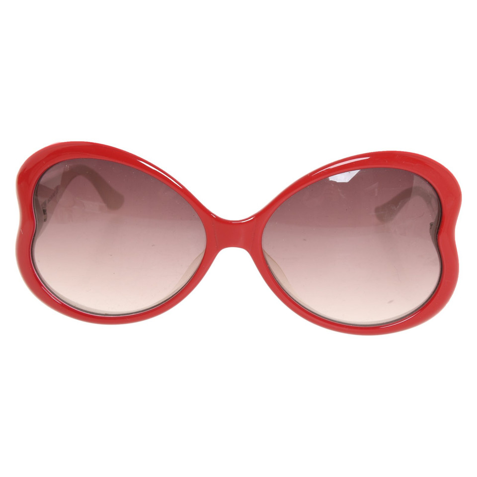 Moschino Zonnebril in Rood