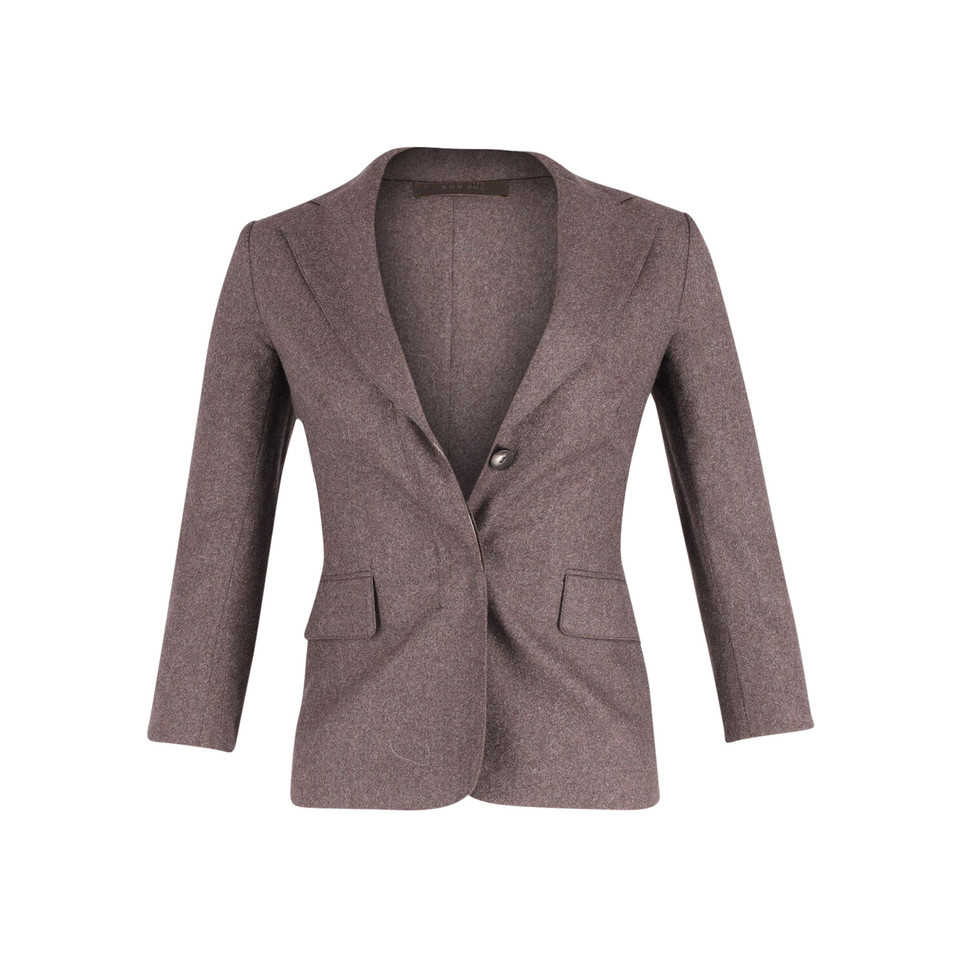 The Row Blazer Wool in Brown