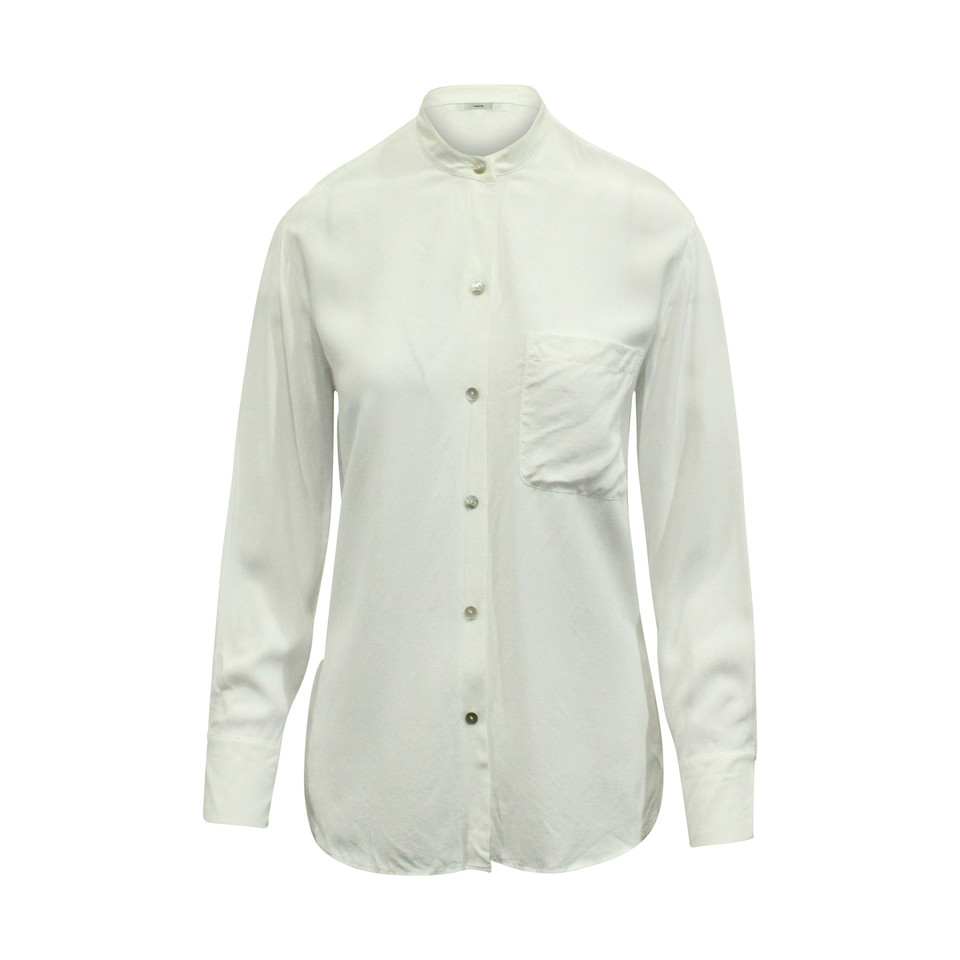 Vince Top Viscose in White