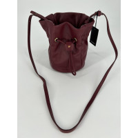 Dsquared2 Handtasche aus Leder in Bordeaux