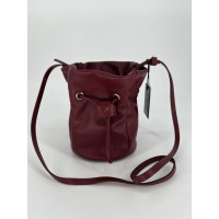 Dsquared2 Handtasche aus Leder in Bordeaux