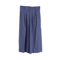 Diane Von Furstenberg Trousers Linen in Blue