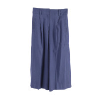 Diane Von Furstenberg Trousers Linen in Blue
